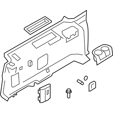 Ford 7L1Z-4031013-BB Trim Assembly - Quarter