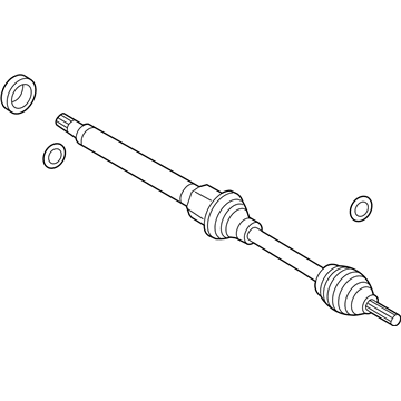 2019 Ford Fiesta Axle Shaft - D3BZ-3B436-E