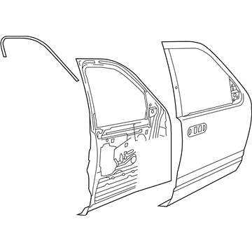 Ford 7L9Z-7820125-A Door Assembly - Front