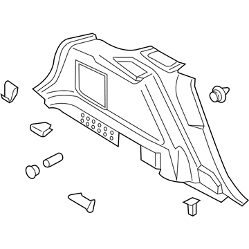 Ford FA1Z-5831013-AL Trim Assembly - Quarter