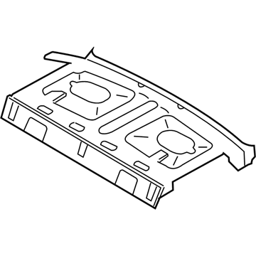 Ford 4R3Z-7646506-AB Panel Assy - Rear Package Tray Trim