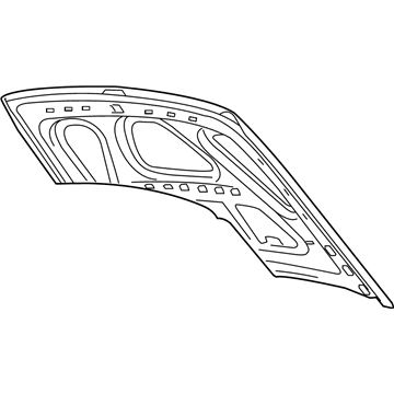 Mercury Hood - F8AZ-16612-AA