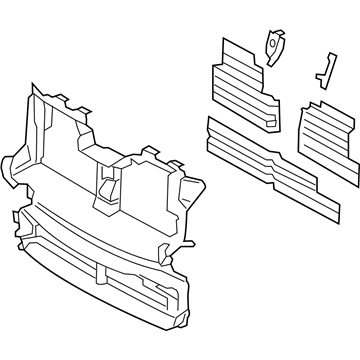 Ford KA1Z-8475-A SHUTTER ASY - RADIATOR CONTROL