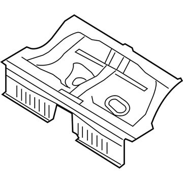 Ford 5R3Z-6311160-AA Pan Assembly - Floor - Centre