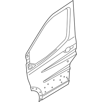 Ford EK4Z-6120201-A Panel Assembly - Door - Outer