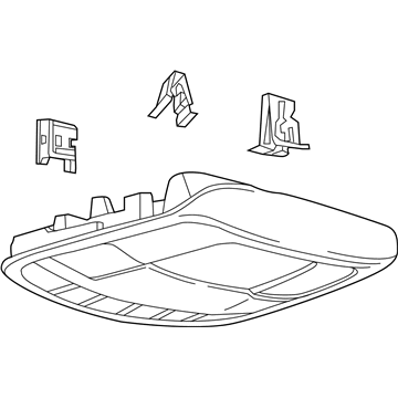 Ford FT4Z-58519A70-ED Console Assembly - Overhead