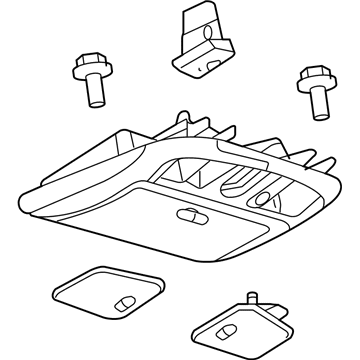 Ford 9N7Z-54519A70-BA Console Assembly - Overhead