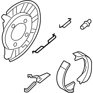 Ford 8C2Z-2209-A Brake Assembly - Rear