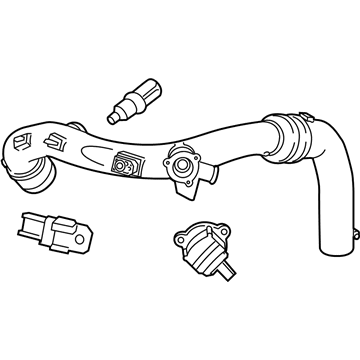 Ford Fusion Air Intake Coupling - ES7Z-6C646-A