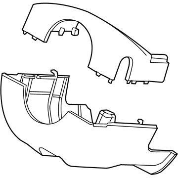 Ford FB5Z-3530-CA Shroud Assembly - Steering Column