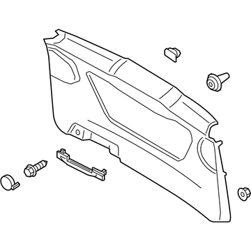 Ford AM5Z-5840704-BA Trim - Tailgate