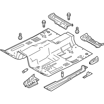 Ford FR3Z-6311135-A Pan Assembly - Floor