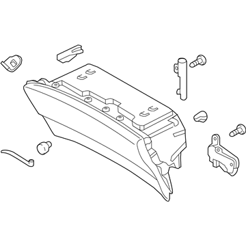 Ford FA1Z-58060T10-BH Box Assembly - Glove Compartment