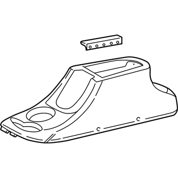 Mercury Sable Center Console Base - YF1Z5404567AAC