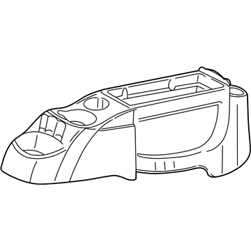 Ford YF1Z54045A36EAA Console Assembly