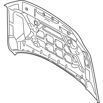 Ford FL3Z-16612-A Hood Assembly