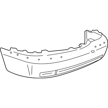 Lincoln Town Car Bumper - 3W1Z-17D957-DA