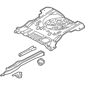 Ford 9L8Z-7811215-A Pan Assembly - Floor