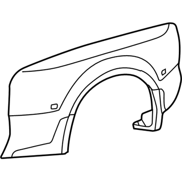 Ford XC3Z-16313-AG Fender Assembly - Rear