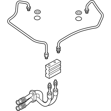 2018 Lincoln Continental Oil Cooler Hose - GD9Z-7R081-A