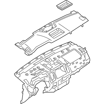 Ford KB3Z-2104320-BA PANEL - INSTRUMENT