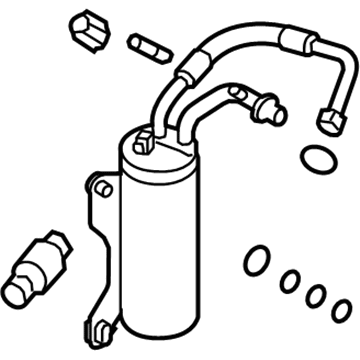 Ford E-150 A/C Accumulator - 7C2Z-19C836-B