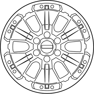 Ford HL3Z-1007-D Wheel Assembly