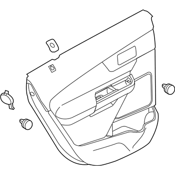 Ford BT4Z-7827407-CC Panel Assembly - Door Trim