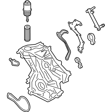 Ford FT4Z-6019-C Cover - Cylinder Front