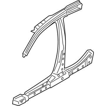 Ford 6E5Z-5424300-AA B Pillar Assembly