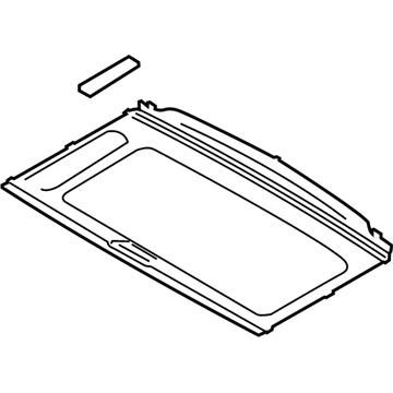 Ford FL3Z-18519A02-AA Panel Assembly - Sliding Roof Sunshane