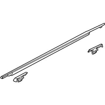 Ford AE9Z-7421453-A Weatherstrip Assy - Door Window