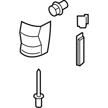 Ford FL3Z-1829076-AC Moulding