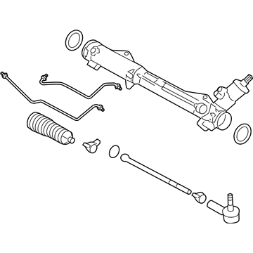 2006 Ford Mustang Rack And Pinion - 6R3Z-3504-BA