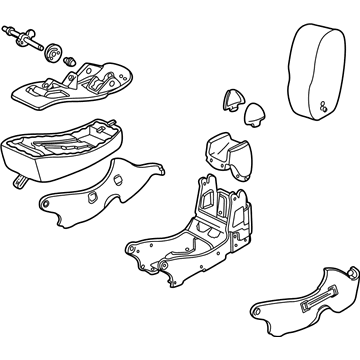 Ford YF1Z54600A50DBA Seat Assembly