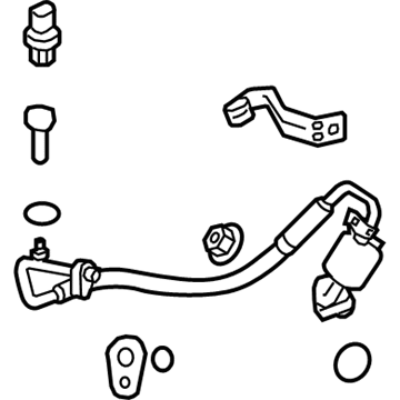 2016 Lincoln MKT A/C Hose - DA8Z-19972-A