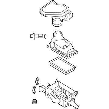 Ford 7T4Z-9600-A Cleaner Assembly - Air