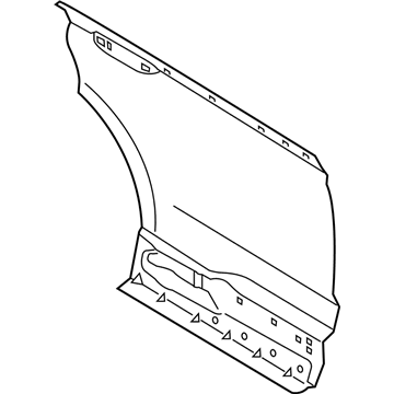 Ford FT4Z-5824700-A Panel Assembly - Door - Outer