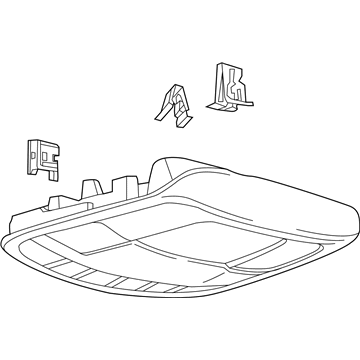 Ford HC3Z-28519A58-EA Console Assembly - Overhead