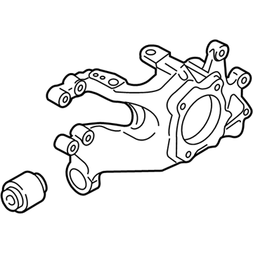 Ford BT4Z-5B759-A Knuckle & Bushing Assembly