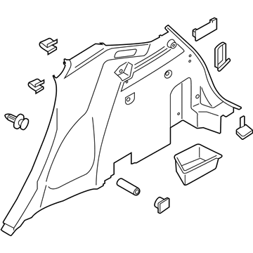 Ford GJ7Z-7831013-AB Trim Assembly - Quarter