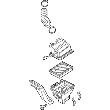 Ford F2GZ-9600-A Cleaner Assembly - Air