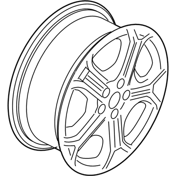 Ford GJ5Z-1007-C Wheel Assembly