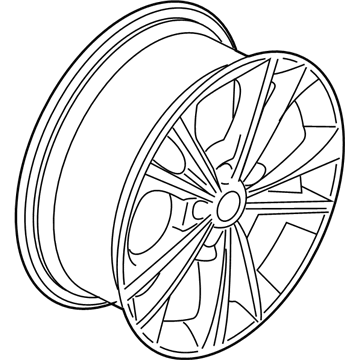 Ford GJ5Z-1007-E Wheel Assembly