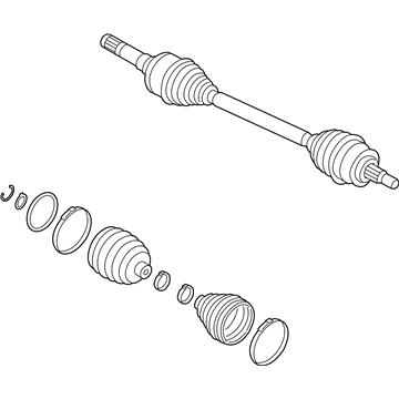 Ford JR3Z-4K139-B Shaft Assembly - Rear Axle