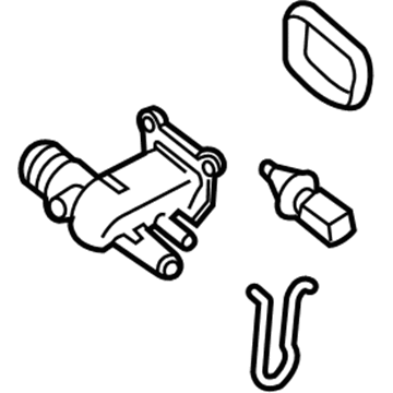 Ford CJ5Z-8K556-B Adaptor - Water Outlet Connector