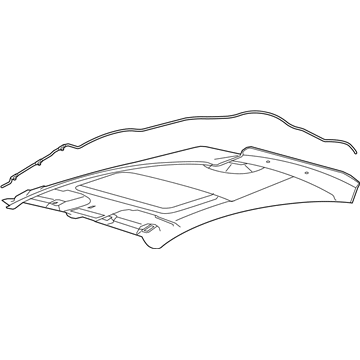 Ford BE8Z-5851916-KA Headlining - Roof