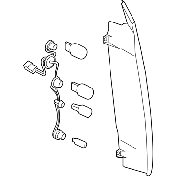 Ford DT1Z-13404-B Lamp Assembly - Rear, Stop And Flasher