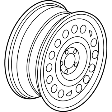 2019 Ford Transit Connect Spare Wheel - KT1Z-1015-A