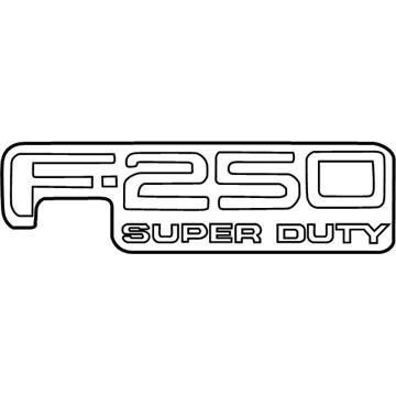 2001 Ford F-250 Super Duty Emblem - 1C3Z-9942528-AA